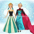 2014 New princess elsa dress for kid dolls manufacturer
